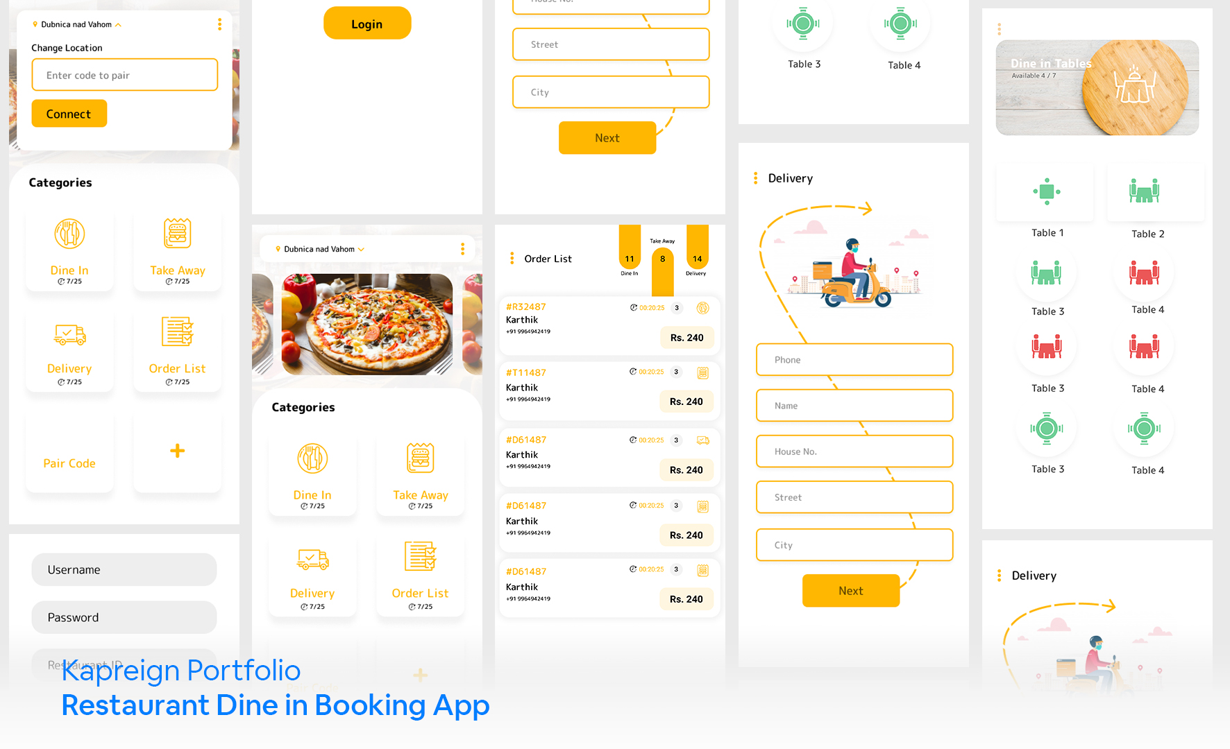 Restaurant Mobile Application with Dine-In Booking Feature